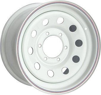 Offroad wheels Toyota 7x16 6x139,7 ET0 dia 110,5 белый