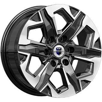 K&K Тейт 7,5x17 6x139,7 ET38 dia 67,1 алмаз черный K&K Тейт 7,5x17 6x139,7 ET38 dia 67,1 алмаз черный