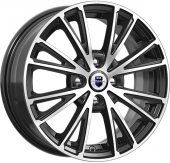 K&K Меандр 6x15 4x100 ET40 dia 67,1 алмаз черный SK Россия