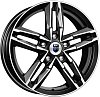 K&K Sayan 6x16 5x100 ET38 dia 57,1 алмаз черный
