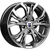 K&K Аламида 7x17 5x114,3 ET45 dia 60,1 дарк платинум