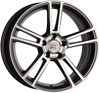 1000 Miglia MM1002 8x18 5x114,3 ET40 dia 67,1 dark anthracite polished 1000 Miglia MM1002 8x18 5x114,3 ET40 dia 67,1 dark anthracite polished
