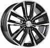 K&K Лацио 7,5x17 5x108 ET35 dia 67,1 алмаз черный Россия