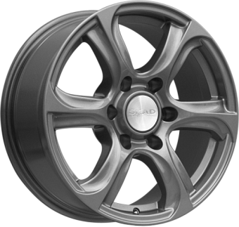 Скад Скала 7,5x17 6x139,7 ET25 dia 106,2 графит Россия