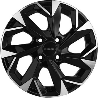Khomen Wheels KHW1402 (Solaris/Logan/Rio) 5,5x14 4x100 ET43 dia 67,1 black-FP