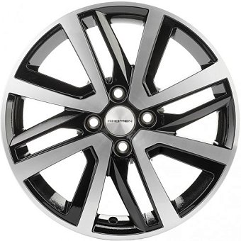 Khomen Wheels KHW1609 (Stepway) 6x16 4x100 ET37 dia 60,1 black-FP Khomen Wheels KHW1609 (Stepway) 6x16 4x100 ET37 dia 60,1 black-FP