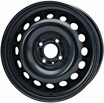 ALCAR STAHLRAD (KFZ) 9985 Megane II/Scenic II 6,5x16 4x100 ET49 dia 60,1 Black