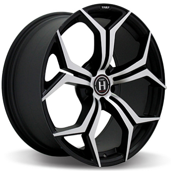 Harp Y-50 9x20 5x112 ET25 dia 66,6 satIn black - machIned