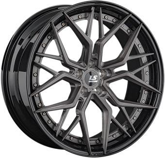 LS Forged FG35 9,5x21 5x112 ET36 dia 66,6 ALBRSD-GM/BK