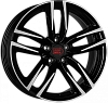 1000 Miglia MM1011 7x16 5x114,3 ET42 dia 67,1 gloss black polished