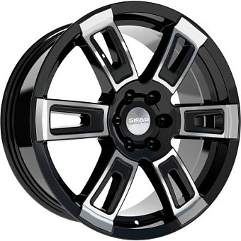 Скад Тор 8x18 6x139,7 ET25 dia 106,2 алмаз Россия