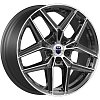 K&K Юнион 7x17 5x114,3 ET48,5 dia 67,1 алмаз черный