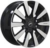 Кованные диски Art Toyota Land Cruiser 200 8,5x20 5x150 ET60 dia 110,5 черный+полировка