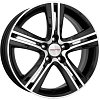 K&K Борелли 6x15 5x105 ET39 dia 56,6 алмаз черный