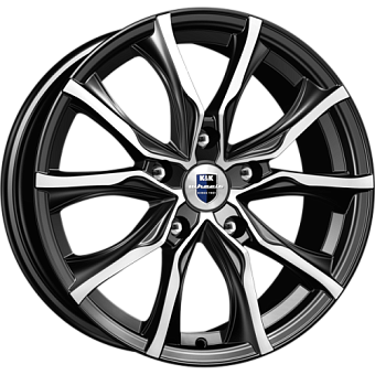 K&K Твист 7,5x17 5x110 ET39 dia 65,1 алмаз черный