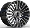 Кованные диски GLS 600 Maybach 9,5x22 5x112 ET47 dia 66,6 черный+полировка