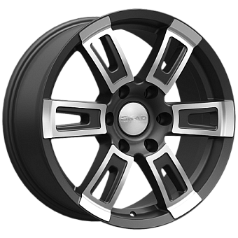 Скад Тор 8x18 6x139,7 ET25 dia 106,2 алмаз бархат новый