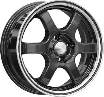 Скад Киото 6x15 4x98 ET38 dia 58,6 алмаз-антрацит