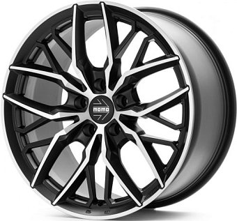 MOMO Spider 8,5x19 5x112 ET30 dia 66,6 matt black polished