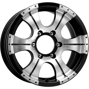 K&K Байконур 7x15 6x139,7 ET20 dia 108,5 алмаз черный Россия