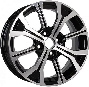 iFree Replica KIA (КС945 (15_Rio FB_FL)) 6x15 4x100 ET46 dia 54,1 алмаз черный Россия