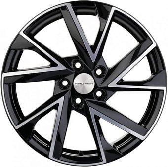 Khomen Wheels KHW1714 (Octavia) 7x17 5x112 ET49 dia 57,1 black-FP