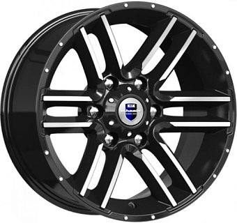 K&K Алгама 8x17 6x139,7 ET-20 dia 106,1 алмаз черный