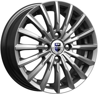 K&K Акцент 7x17 4x100 ET43 dia 60,1 дарк платинум