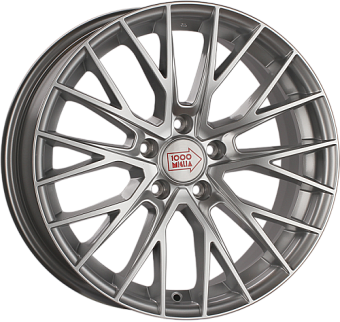 1000 Miglia MM1009 8x17 5x112 ET35 dia 66,6 silver high gloss